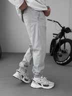 Knee Stitched Gabardine Joggers