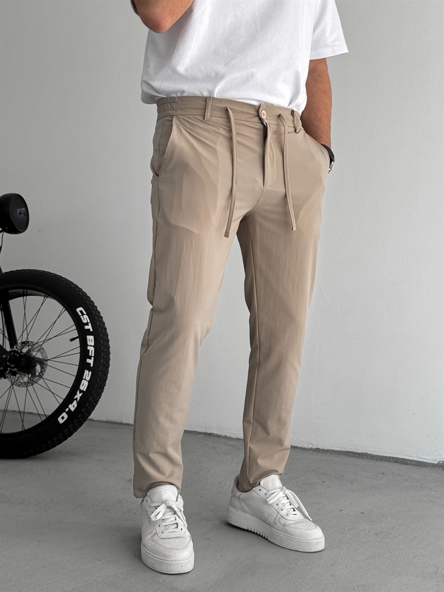 Regular Fit Parachute Fabric Pants