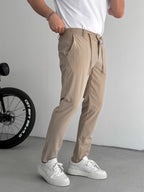 Regular Fit Parachute Fabric Pants