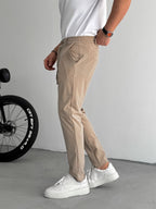 Regular Fit Parachute Fabric Pants
