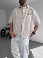 Striped Old Printed Shirt