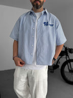 Striped Old Printed Shirt