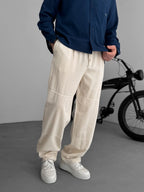 Stitched Relaxed Baggy Pants