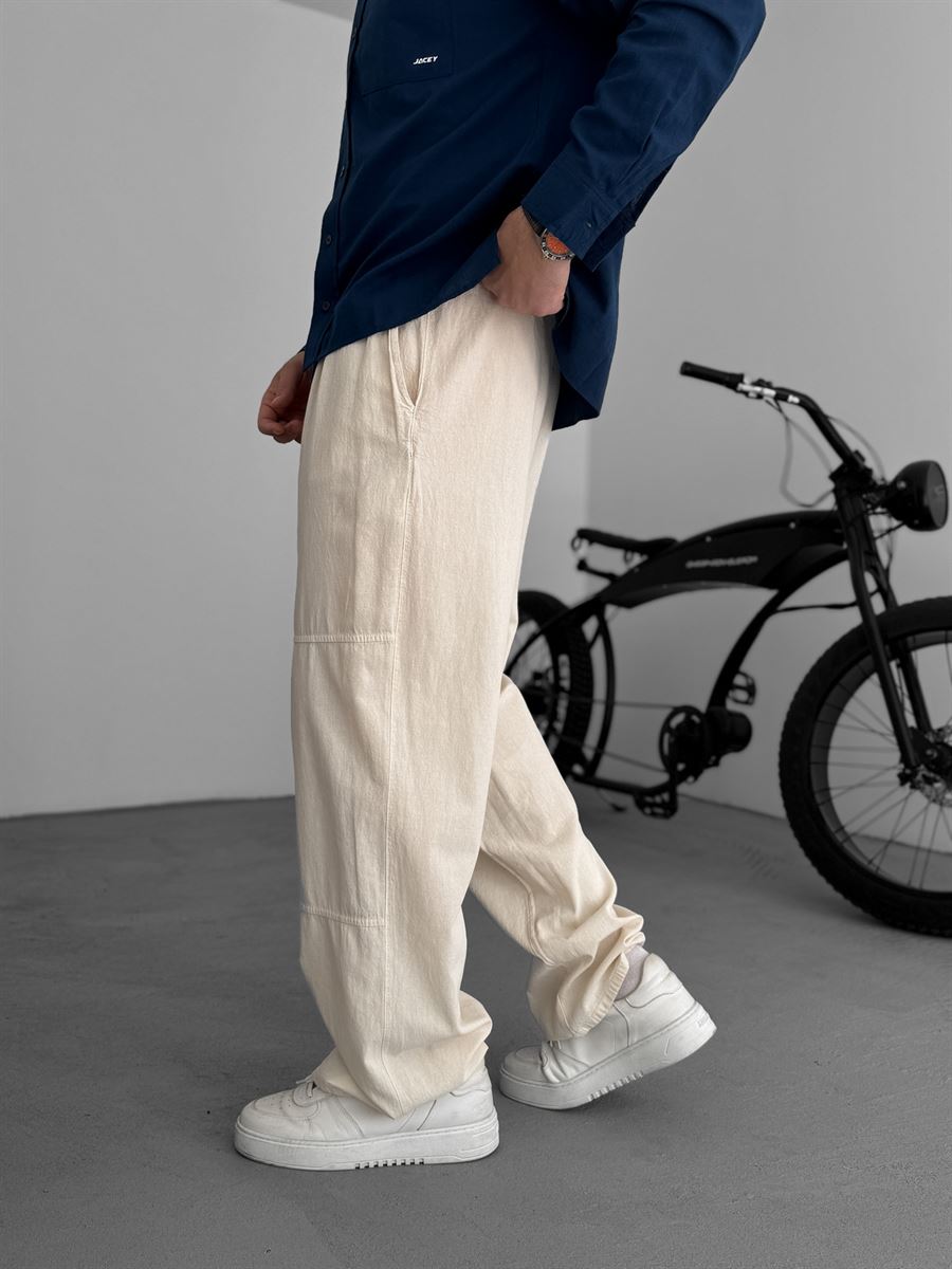 Stitched Relaxed Baggy Pants