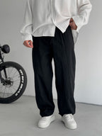 Stitched Relaxed Baggy Pants