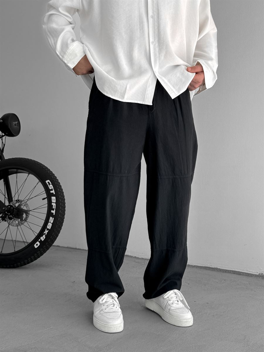 Stitched Relaxed Baggy Pants