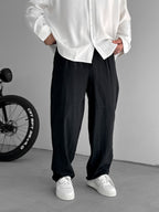 Stitched Relaxed Baggy Pants