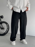 Stitched Relaxed Baggy Pants