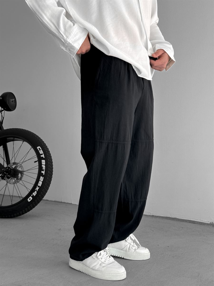 Stitched Relaxed Baggy Pants