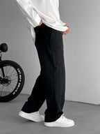 Stitched Relaxed Baggy Pants