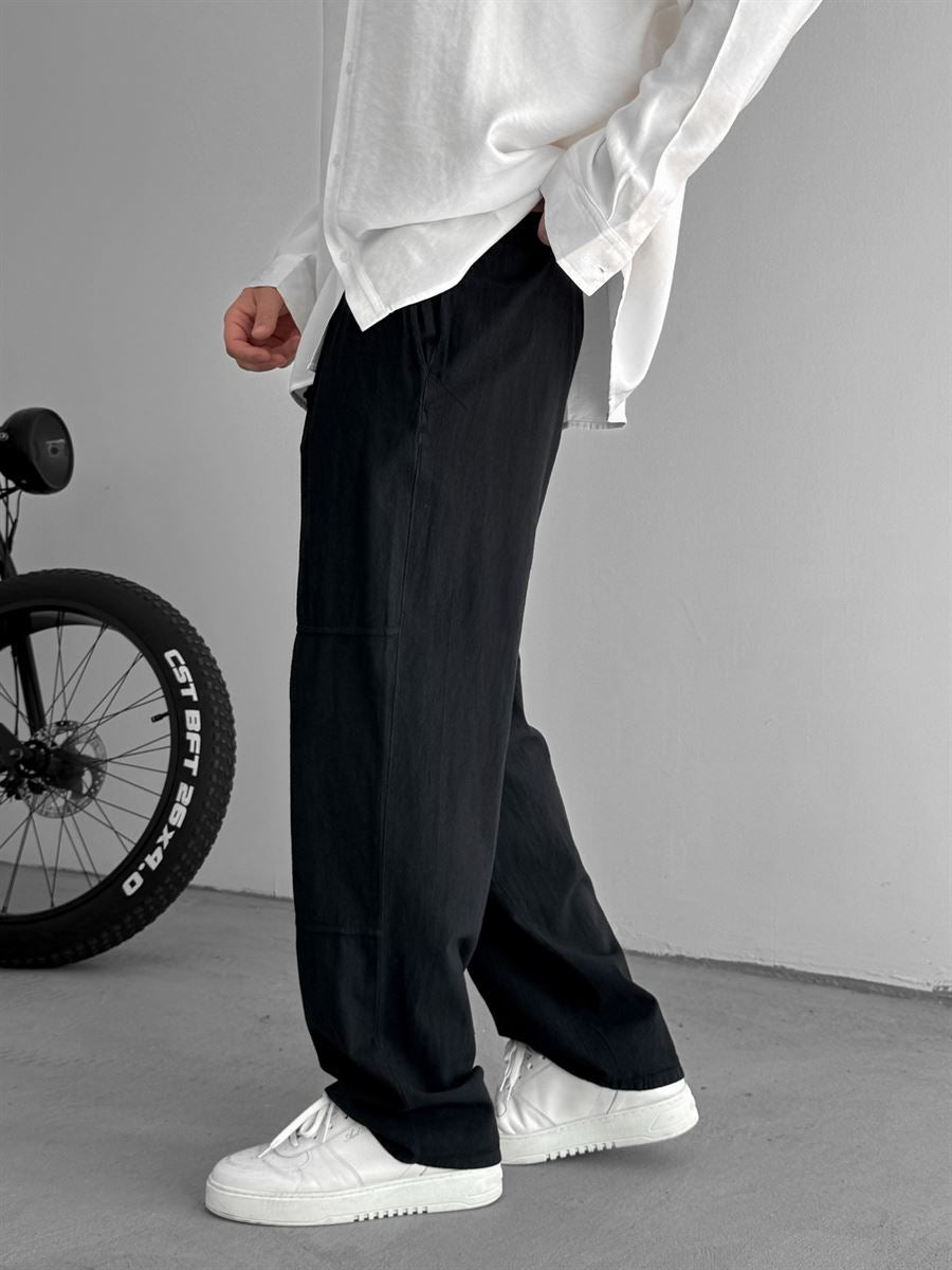 Stitched Relaxed Baggy Pants