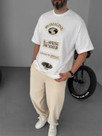 Patched Reimagine Printed Oversize T-Shirt