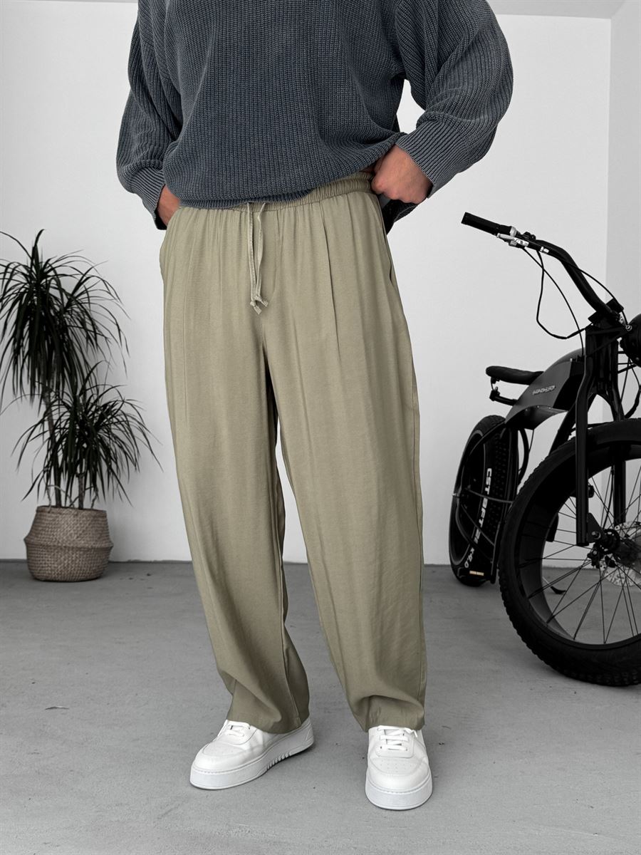 Tencel Fabric Baggy Pants