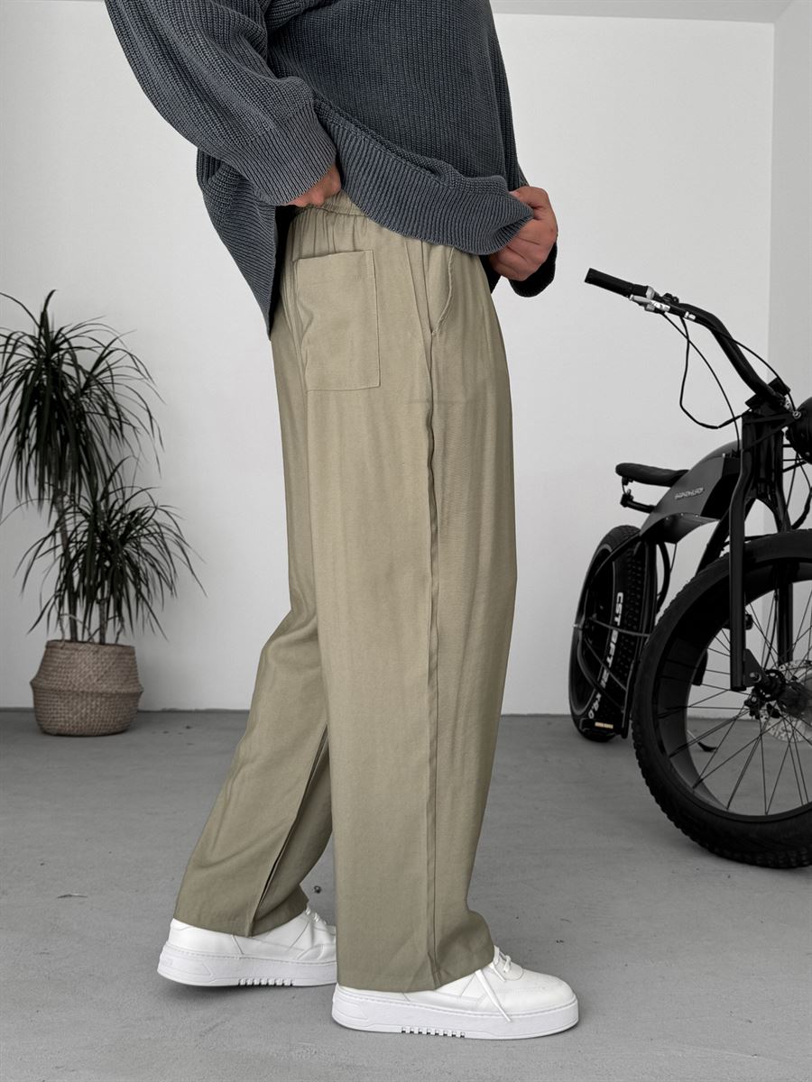 Tencel Fabric Baggy Pants