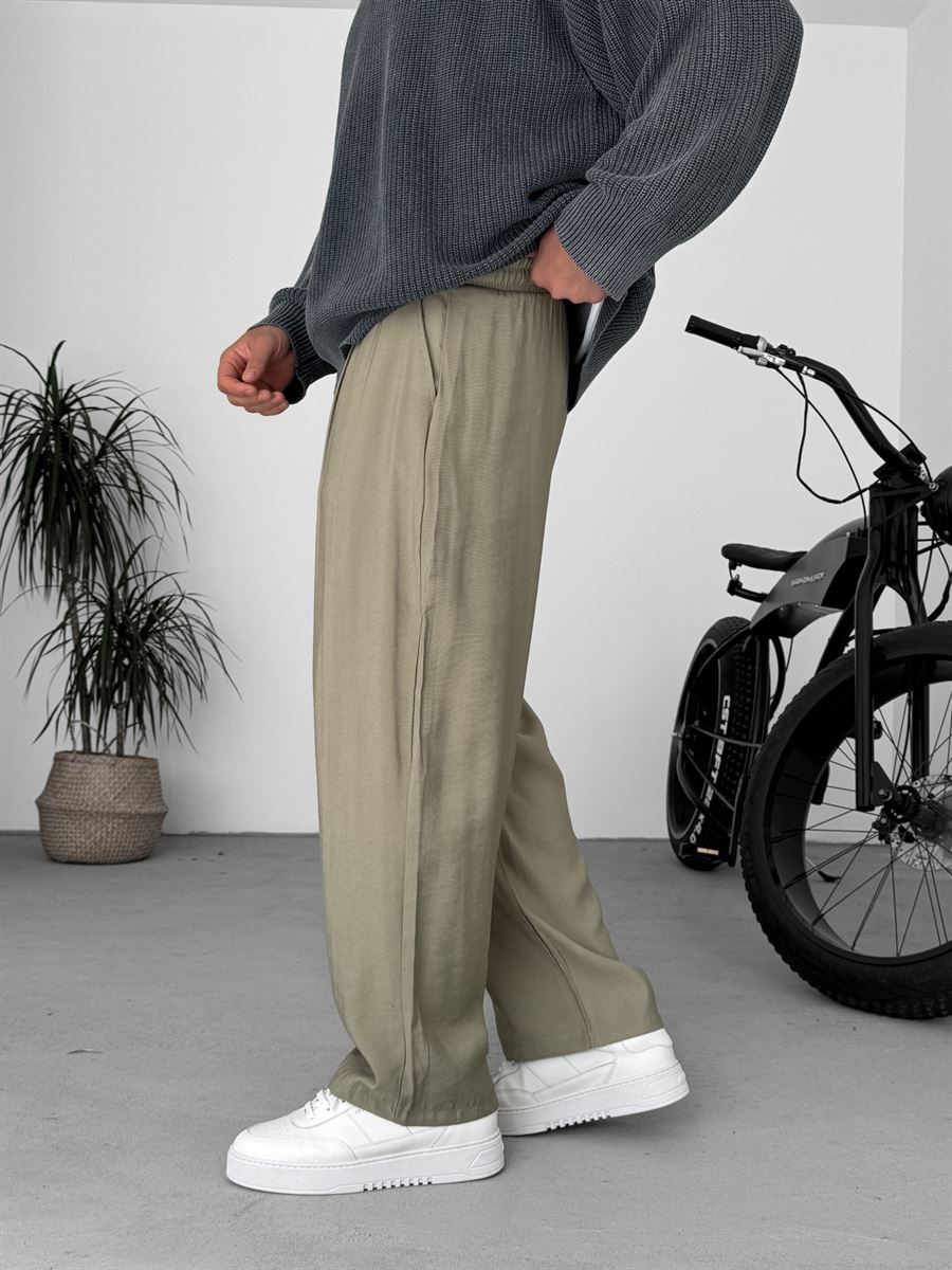 Tencel Fabric Baggy Pants