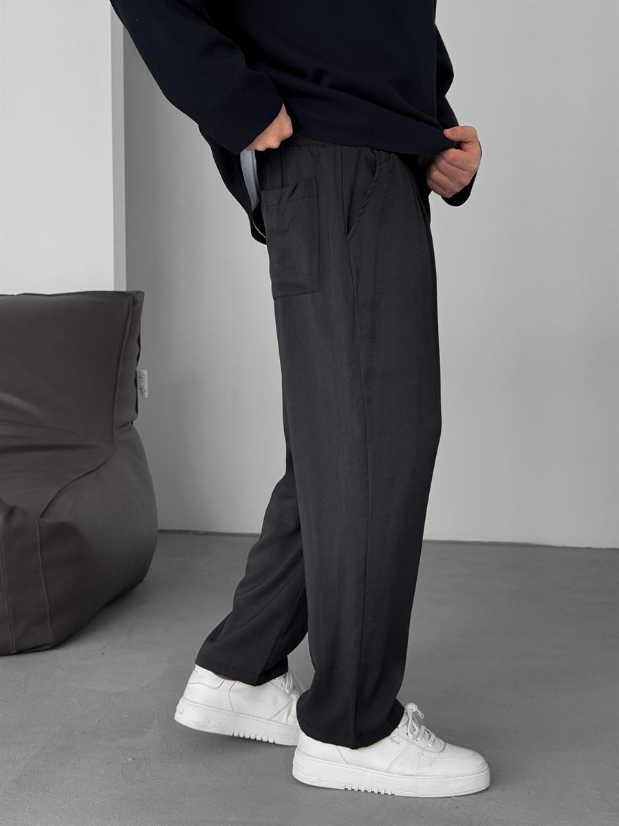 Tencel Fabric Baggy Pants
