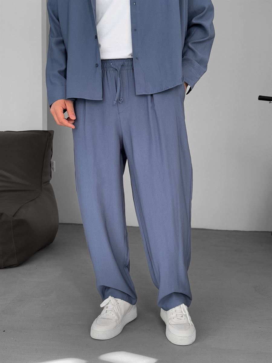 Tencel Fabric Baggy Pants