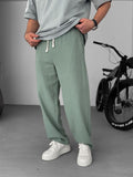 Knit Fabric Baggy Pants