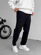 Textured Basic Cotton Pants