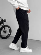Textured Basic Cotton Pants