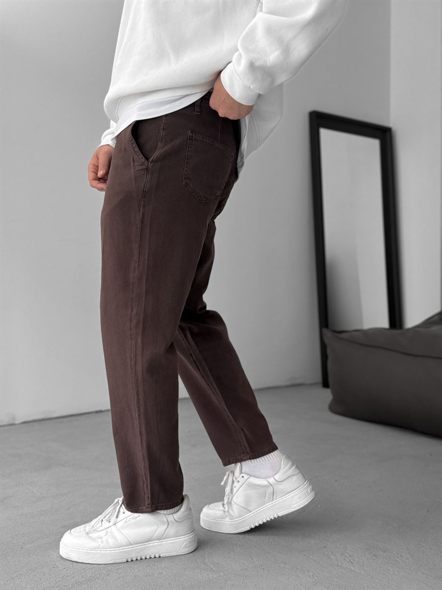Textured Basic Cotton Pants