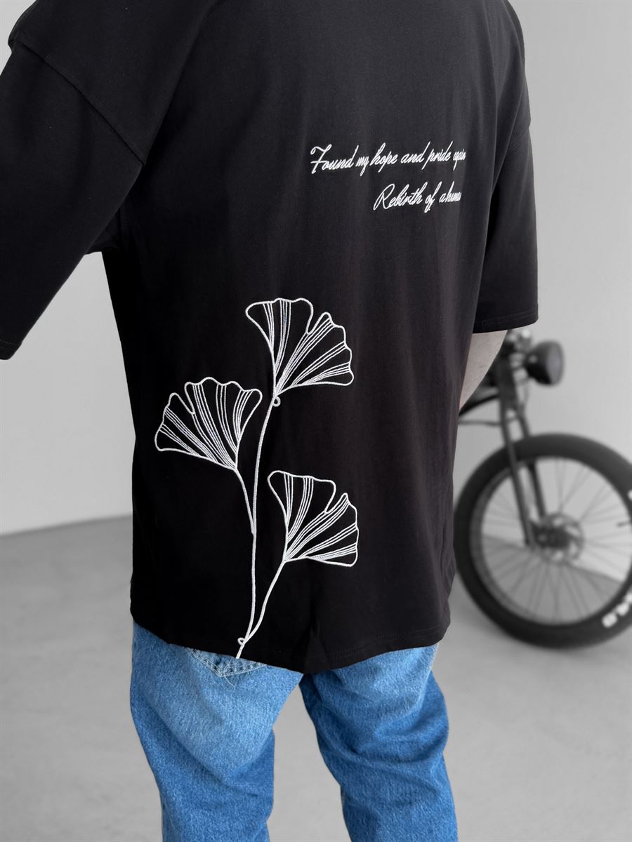 Human Embroidered Oversize T-Shirt
