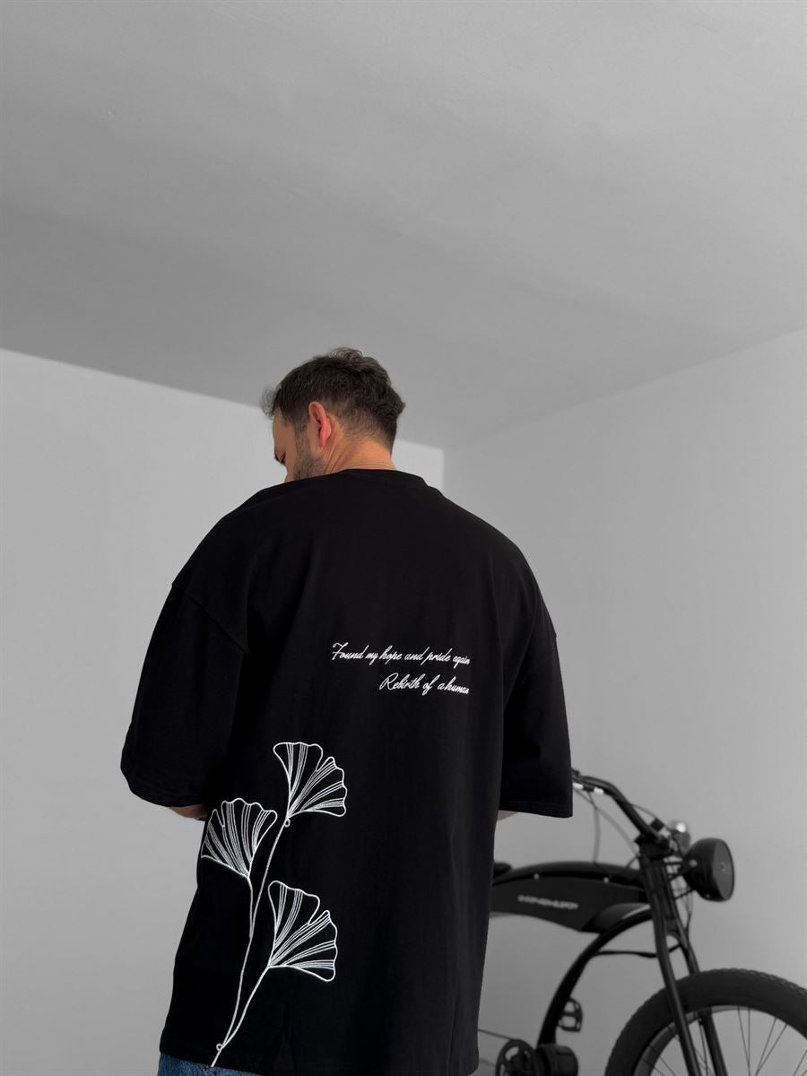 Human Embroidered Oversize T-Shirt
