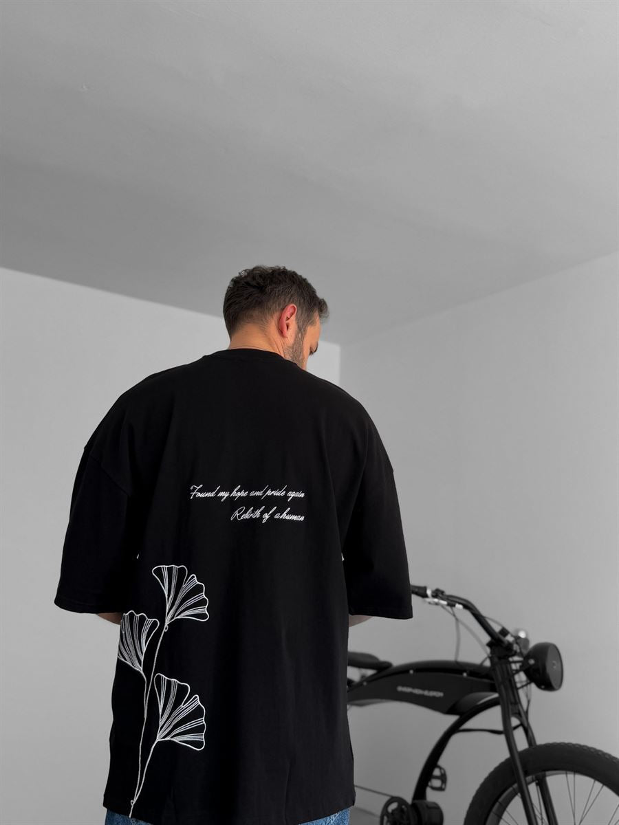 Human Embroidered Oversize T-Shirt