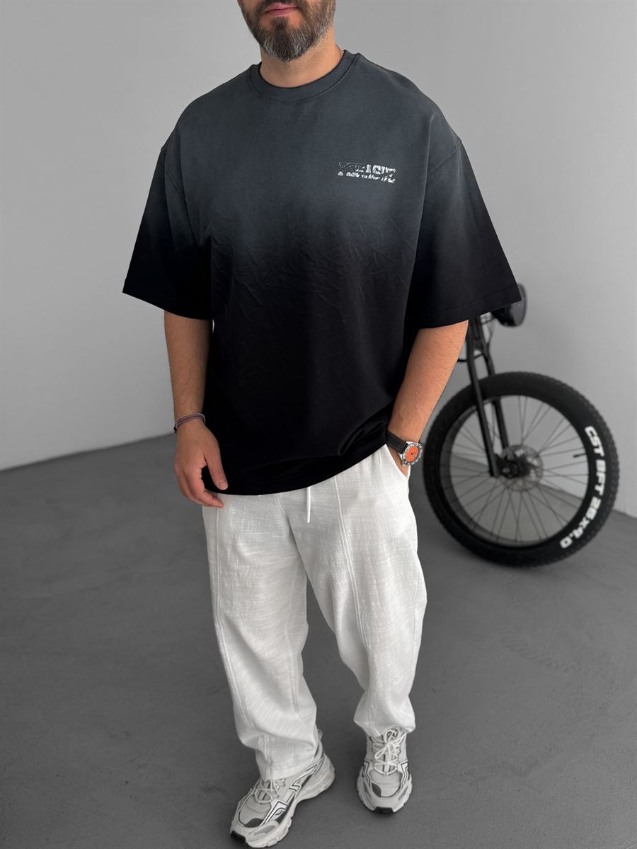 Pegasus Printed Washed Oversize T-Shirt