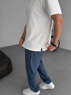 Collared Zipped Oversize T-Shirt