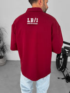 False Printed Half-Zip T-Shirt