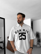 25 Printed Half-Zip T-Shirt