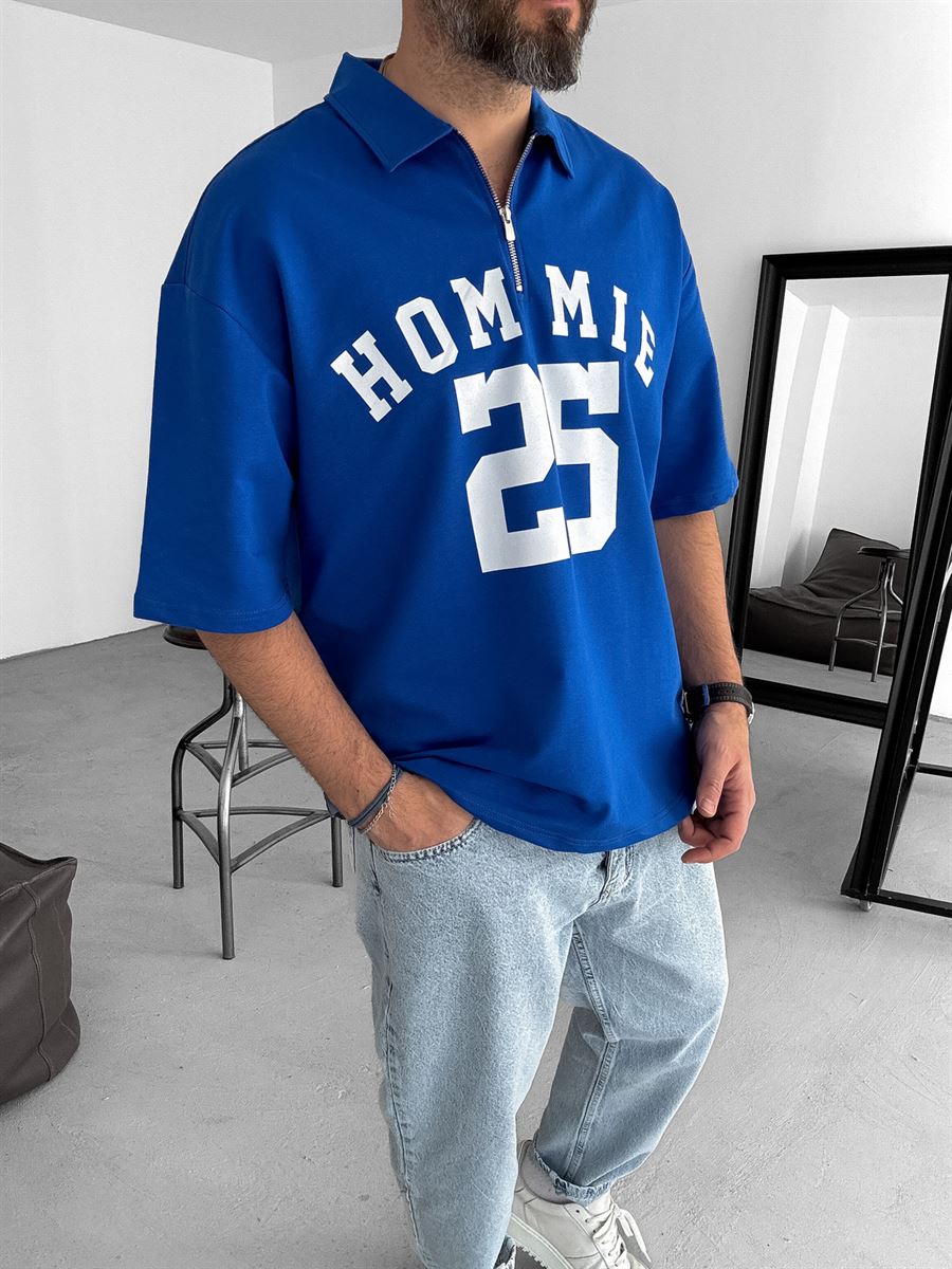 25 Printed Half-Zip T-Shirt