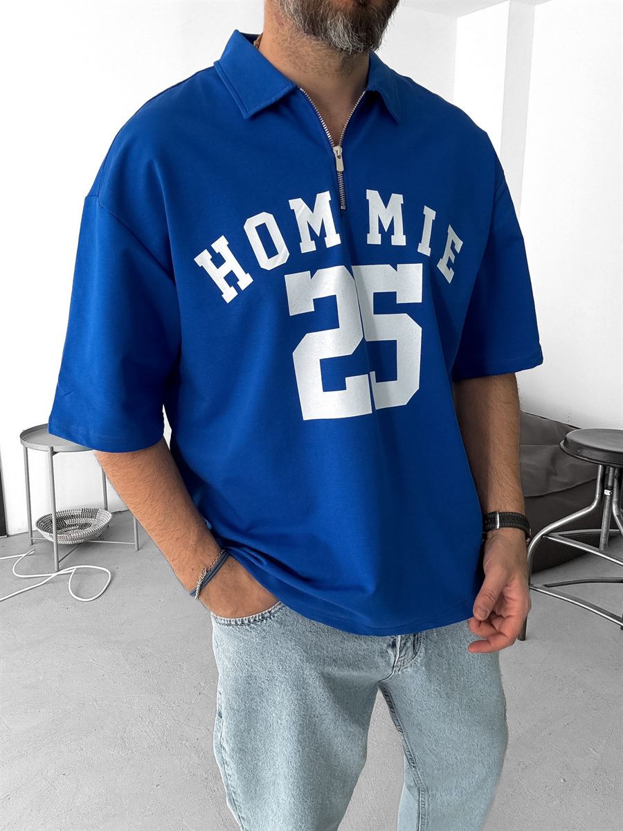 25 Printed Half-Zip T-Shirt