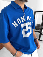 25 Printed Half-Zip T-Shirt