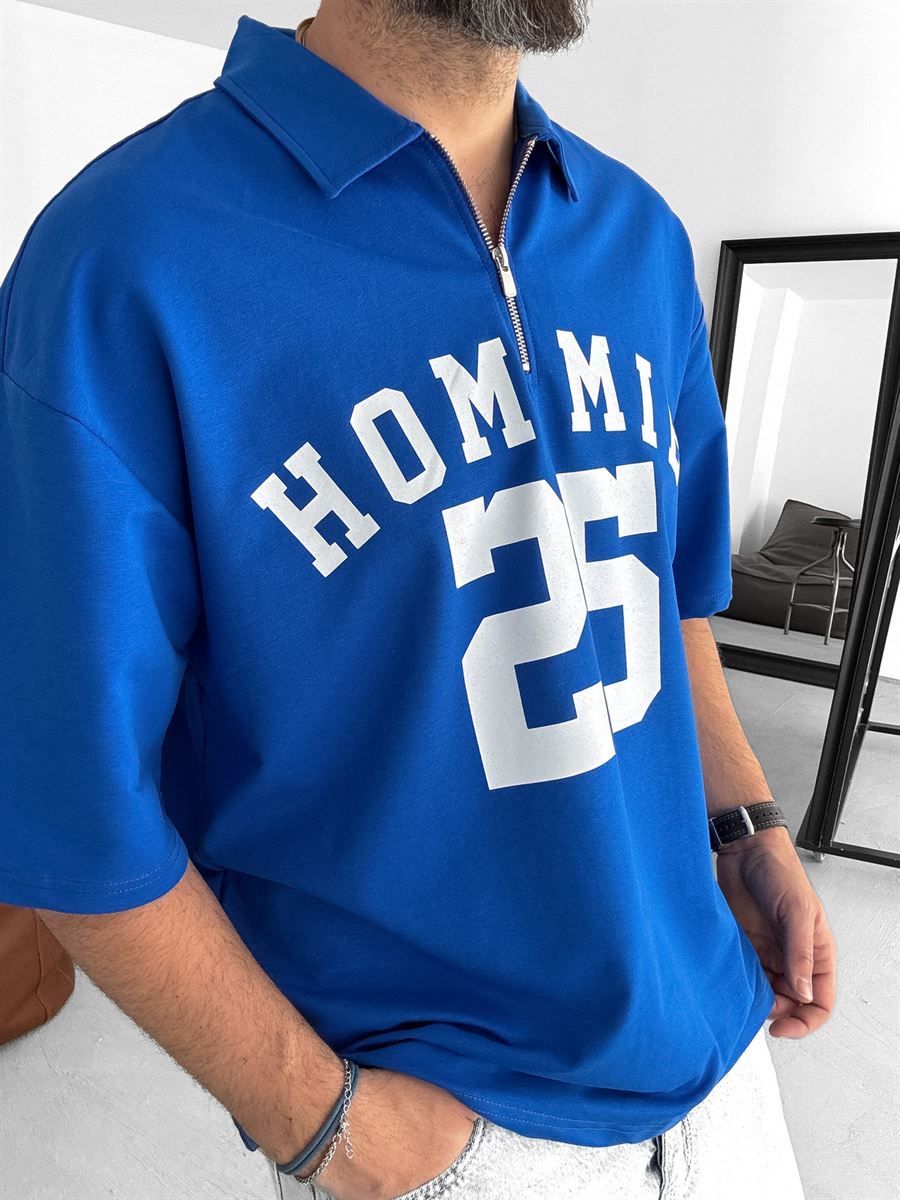 25 Printed Half-Zip T-Shirt