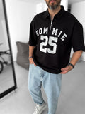 25 Printed Half-Zip T-Shirt