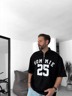 25 Printed Half-Zip T-Shirt