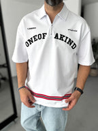 888 Printed Half-Zip T-Shirt