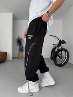 New York Embroidered Stopper Hem Sweatpants