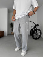 New York Embroidered Stopper Hem Sweatpants