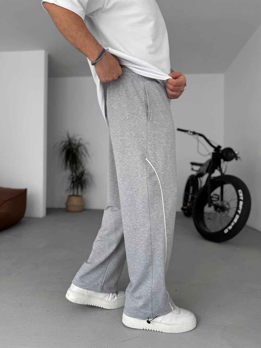 New York Embroidered Stopper Hem Sweatpants