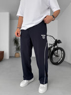 New York Embroidered Stopper Hem Sweatpants