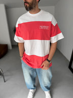 Striped Something Embroidered Oversize T-Shirt