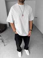 Paris Distressed Text Oversize T-Shirt