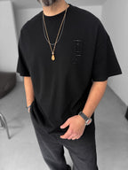 Paris Distressed Text Oversize T-Shirt