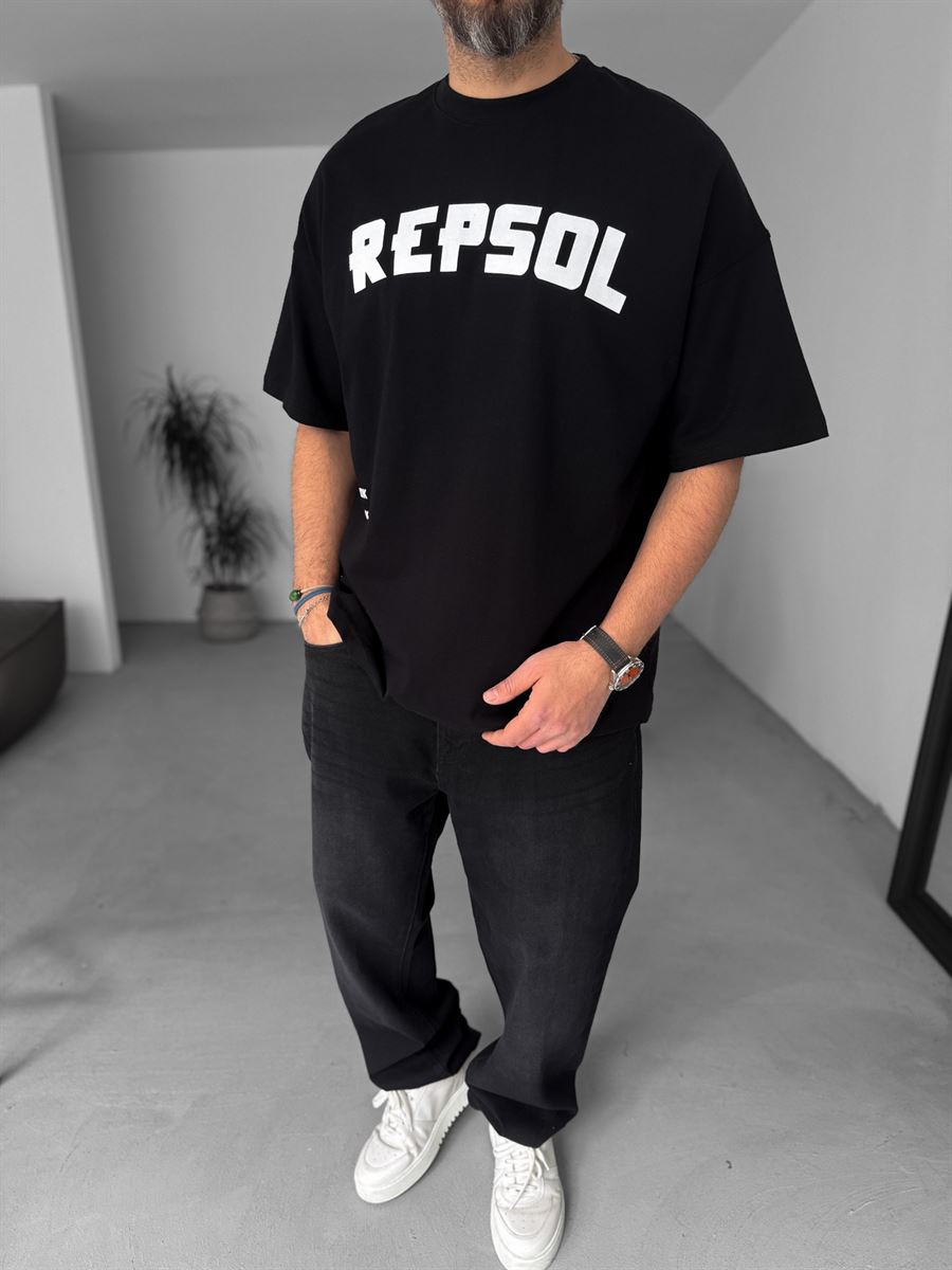 R-Cross Printed Oversize T-Shirt