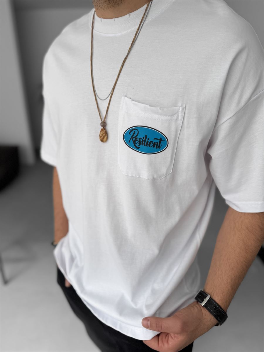 Resilient Distressed Oversize T-Shirt