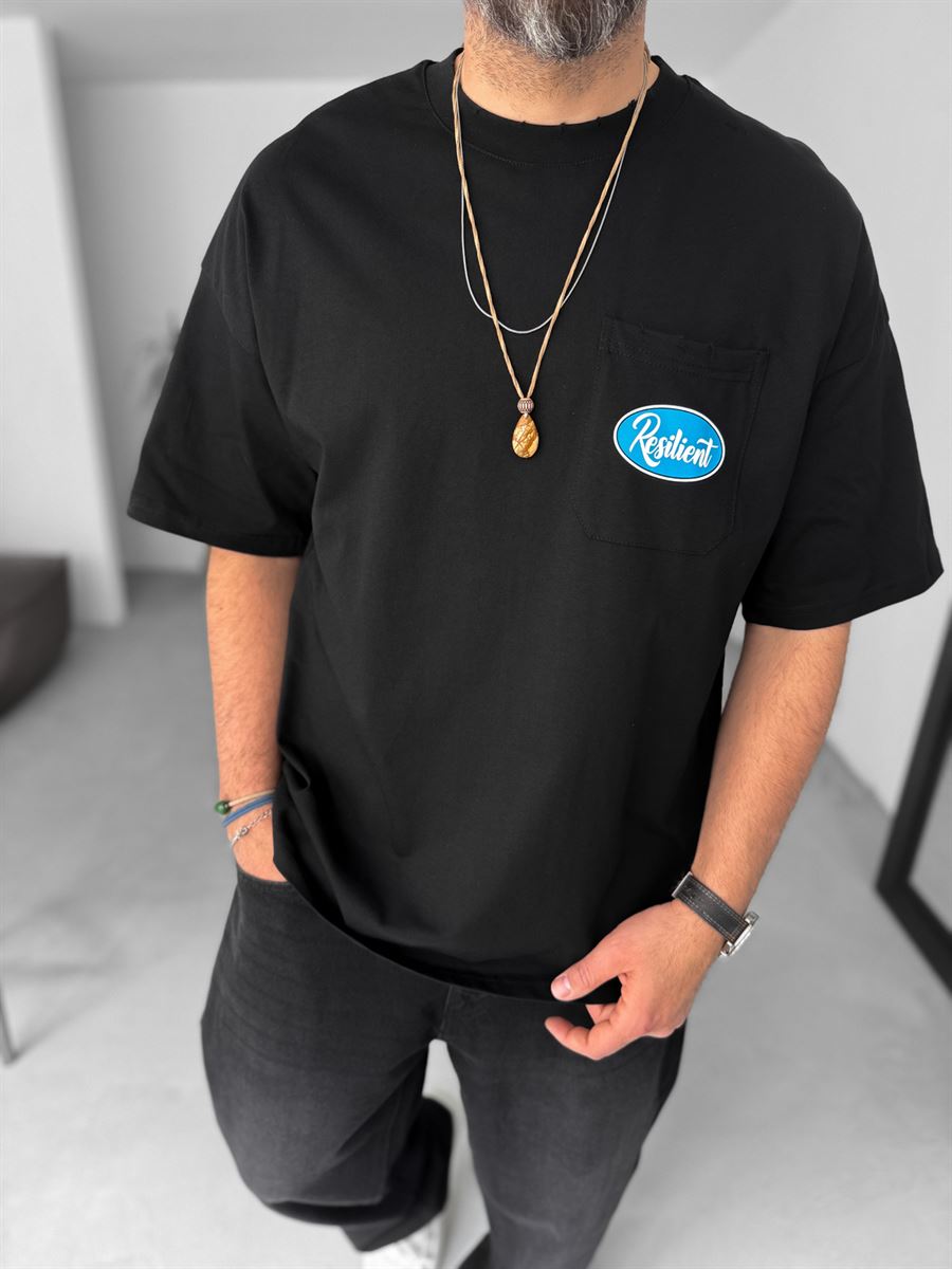 Resilient Distressed Oversize T-Shirt