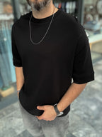 Basic Embossed Oversize T-Shirt